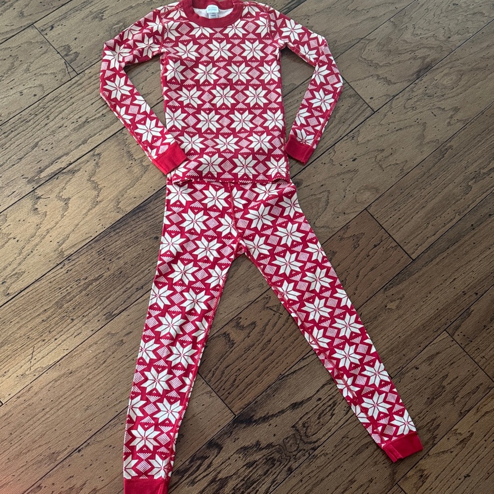 Hanna Andersson Snowflake Holiday Kids Pajamas